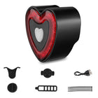 WEST BIKING Smart Heart Taillight With Cycling Brake Sensor Warning Light - DealBuddy