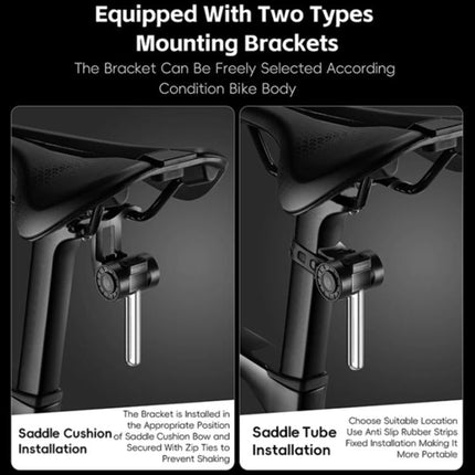 WEST BIKING Smart Sensor Bike Tail Light, 180 - degree Wide Angle, IPX4 Waterproof, Dynamic LED Effects with Battery Display - DealBuddy