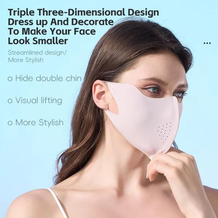 WEST BIKING UPF50+ 3D Seamless Ice - Silk Breathable Eye - Corner Ventilated Face Mask UV Protection Mask - DealBuddy