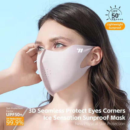 WEST BIKING UPF50+ 3D Seamless Ice - Silk Breathable Eye - Corner Ventilated Face Mask UV Protection Mask - DealBuddy