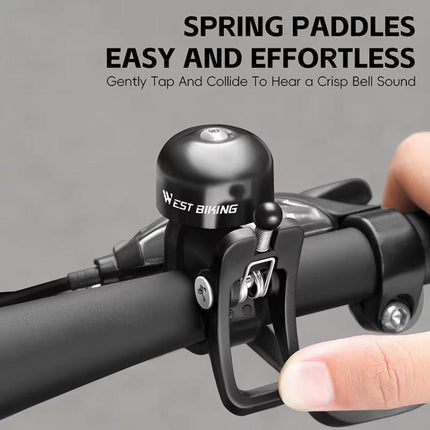 WEST BIKING YP0706058 Bicycle Aluminum Bell Folding Bike Mountain Bike Riding Bell Equipment - DealBuddy