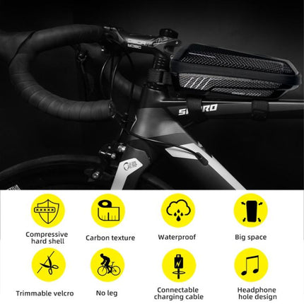 WILD MAN E5S Mountain Bicycle Front Bag EVA Hard Shell Bag - DealBuddy