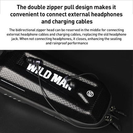 WILD MAN E5S Mountain Bicycle Front Bag EVA Hard Shell Bag - DealBuddy