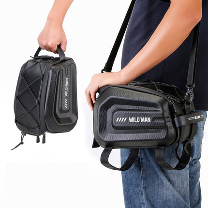 WILD MAN GD5 4L Bicycle EVA Hard Shell Rack Tail Bag Outdoor Cycling Equipment - DealBuddy