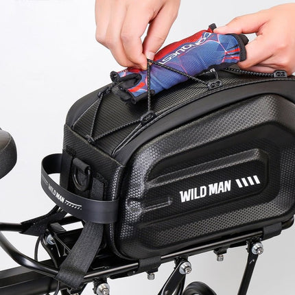 WILD MAN GD5 4L Bicycle EVA Hard Shell Rack Tail Bag Outdoor Cycling Equipment - DealBuddy