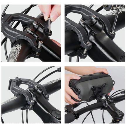 WILD MAN GD7X Mountain Bicycle EVA Hard Shell Handlebar Bag Quick Release Bracket - DealBuddy