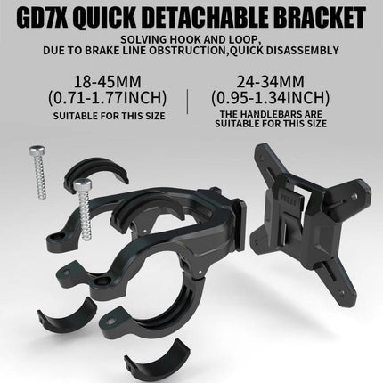 WILD MAN GD7X Mountain Bicycle EVA Hard Shell Handlebar Bag Quick Release Bracket - DealBuddy