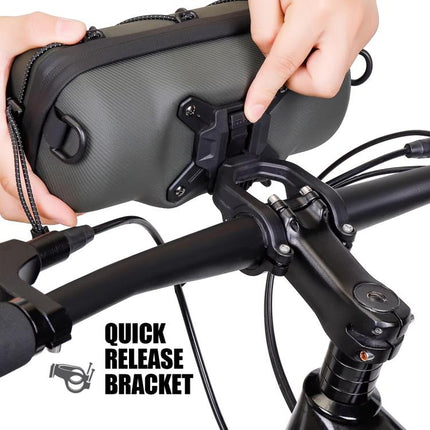 WILD MAN GD7X Mountain Bicycle EVA Hard Shell Handlebar Bag Quick Release Bracket - DealBuddy