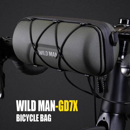 WILD MAN GD7X Mountain Bicycle EVA Hard Shell Handlebar Bag Quick Release Bracket - DealBuddy