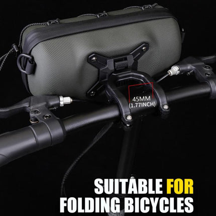 WILD MAN GD7X Mountain Bicycle EVA Hard Shell Handlebar Bag Quick Release Bracket - DealBuddy