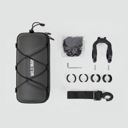 WILD MAN GD7X Mountain Bicycle EVA Hard Shell Handlebar Bag Quick Release Bracket - DealBuddy