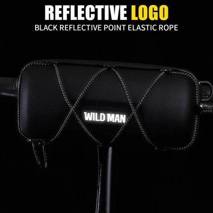 WILD MAN GD7X Mountain Bicycle EVA Hard Shell Handlebar Bag Quick Release Bracket - DealBuddy