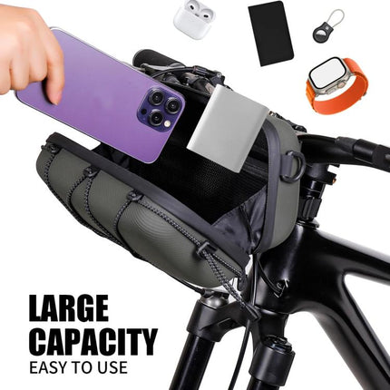WILD MAN GD8 Mountain Bicycle EVA Hard Shell Handlebar Bag - DealBuddy