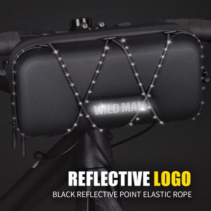 WILD MAN GD8 Mountain Bicycle EVA Hard Shell Handlebar Bag - DealBuddy
