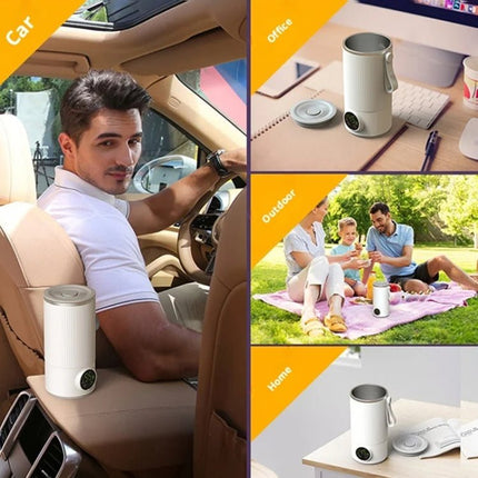 Wireless Milk Warmer Heating Mixing Cup for Coffee / Cereal / Medicine Preparation - DealBuddy