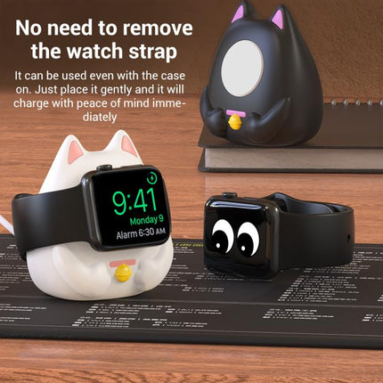 XDcase For Apple Watch Lucky Cat Design Smart Watch Charging Stand - DealBuddy