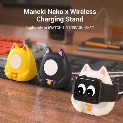 XDcase For Apple Watch Lucky Cat Design Smart Watch Charging Stand - DealBuddy
