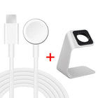 xDfind For Apple Watch Smart Watch Aluminum Alloy Charging Holder and Type - C Charger Set, Aluminum Alloy+Type - C - DealBuddy