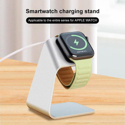 xDfind For Apple Watch Smart Watch Aluminum Alloy Charging Holder and Type - C Charger Set, Aluminum Alloy+Type - C - DealBuddy