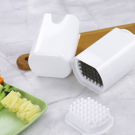 YG - PC01 44 Grid Potato Cutter Fast Stainless Steel Fries Cut With Cover - DealBuddy