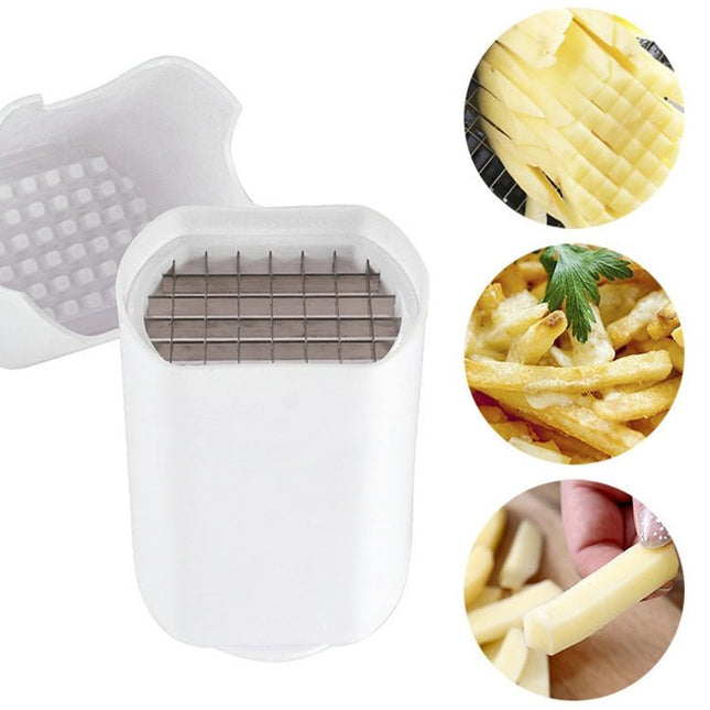 YG - PC01 44 Grid Potato Cutter Fast Stainless Steel Fries Cut With Cover - DealBuddy