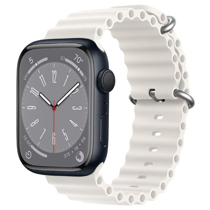 ZGA Ocean Silicone Watch Band, For Apple Watch Series 10 46mm, For Apple Watch Series 10 42mm, For Apple Watch SE 2023 44mm, For Apple Watch Ultra 2 49mm, For Apple Watch Series 9 45mm, For Apple Watch Ultra 49mm, For Apple Watch Series 8 45mm         ... - DealBuddy