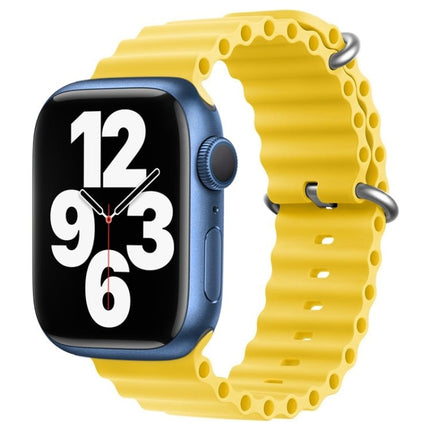 ZGA Ocean Silicone Watch Band, For Apple Watch Series 10 46mm, For Apple Watch Series 10 42mm, For Apple Watch SE 2023 44mm, For Apple Watch Ultra 2 49mm, For Apple Watch Series 9 45mm, For Apple Watch Ultra 49mm, For Apple Watch Series 8 45mm         ... - DealBuddy
